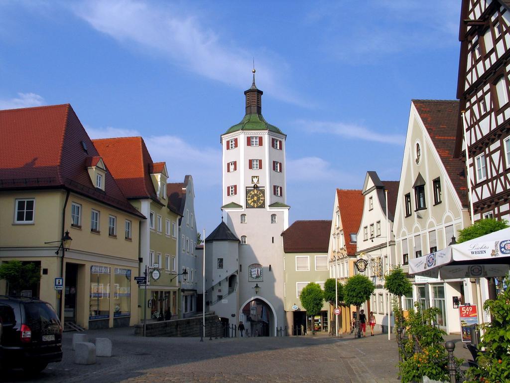 Brauereigasthof Zur Muenz Seit 1586 Günzburg Eksteriør bilde